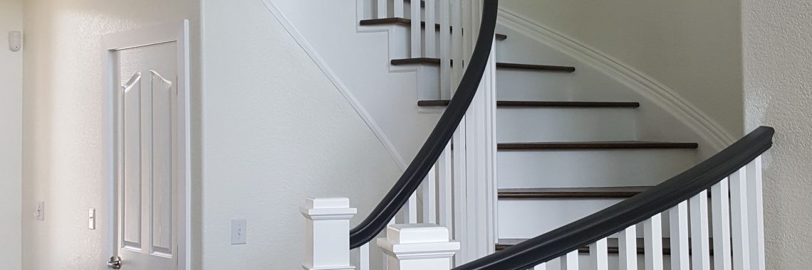 Image of refinished stairway